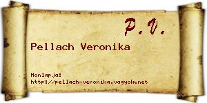 Pellach Veronika névjegykártya